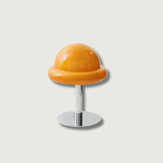 Lampe de Table Design Futuriste en Verre Transparent - Foivo