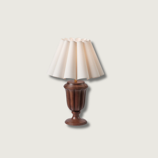 Lampe de Table en Bois Chaleureuse et Rustique - Foivo