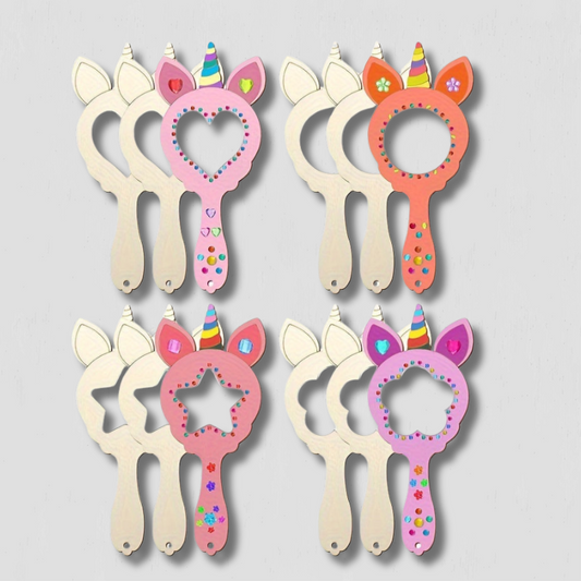 Miroir Enfant Décoratif Peint Main - Foivo