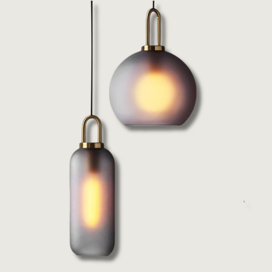Luminaire Suspendu en Verre | Design Élégant et Réglable pour Salons Chics - Foivo