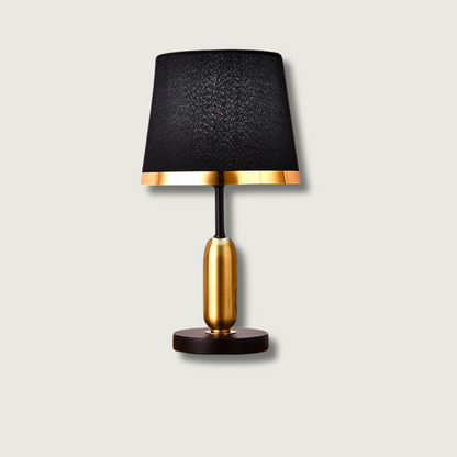 Lampe de Bureau Raffinée Or et Noir Élégant - Foivo