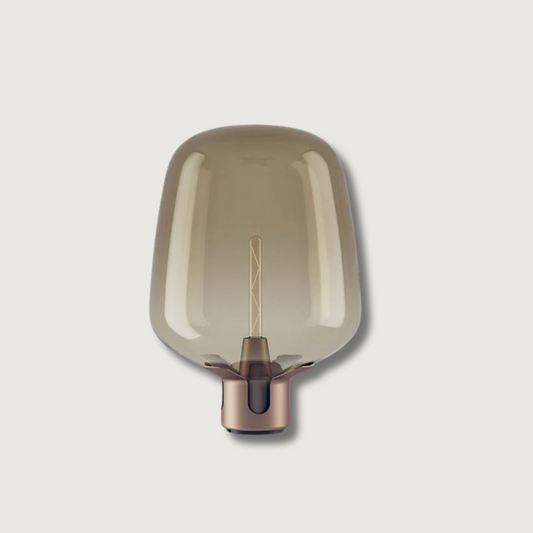 Lampe de Table en Verre Élégante avec Lumière LED Douce - Foivo