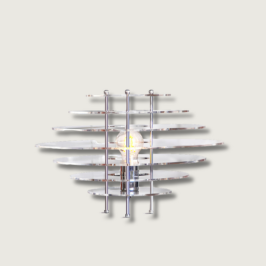 Lampe de Bureau Élégante en Chrome | Design Luxe Moderne - Foivo