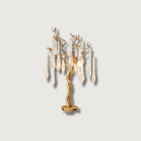 Lampe de Table Élégante en Métal et Verre - Foivo