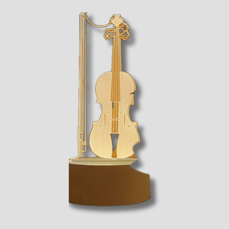 Lampe Acrylique Ronde Design Musical - Foivo