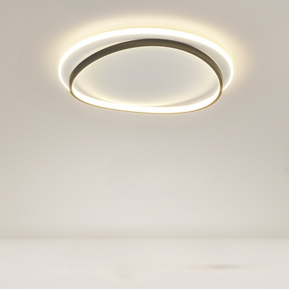 Luminaire LED Chic Blanc et Doré - Foivo