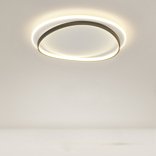 Luminaire LED Chic Blanc et Doré - Foivo