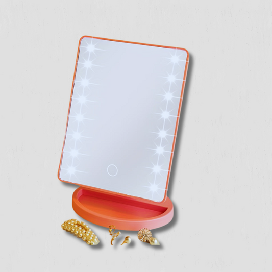Miroir LED de Maquillage Réglable et Compact - Foivo