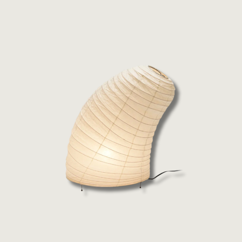 Lampe de Table en Papier de Mûrier | Style Naturel et Raffiné - Foivo