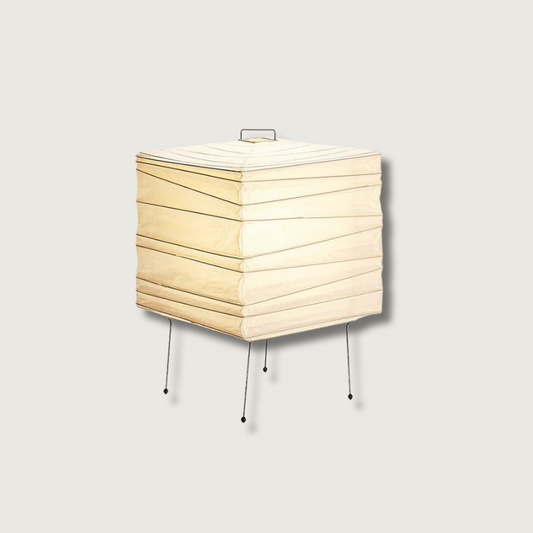 Lampe en Papier Naturel Élégante et Rustique - Foivo