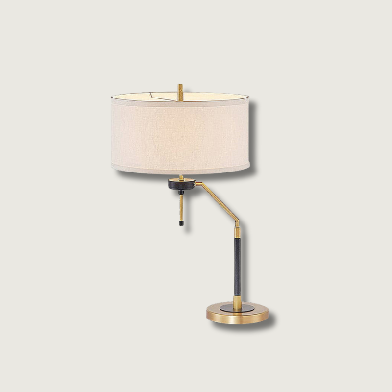 Lampe de Bureau Chic en Lin - Foivo