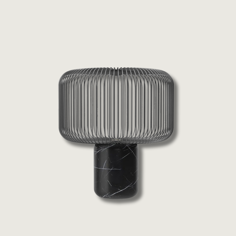 Lampe de Bureau Chic | Base en Pierre et Lumière Douce - Foivo