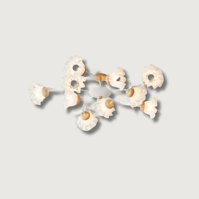 Luminaire Suspendu Fleur Délicat | Décoration Intérieure Chic et Végétal - Foivo