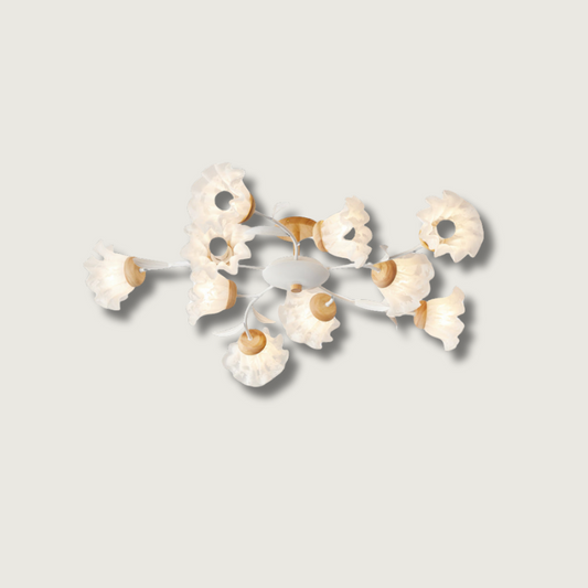 Luminaire Suspendu Fleur Délicat | Décoration Intérieure Chic et Végétal - Foivo