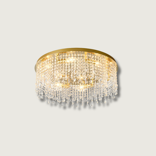 Luminaire en Verre Élégant avec Cristal - Foivo