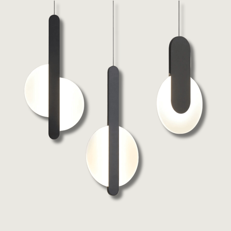 Luminaire LED Suspenu Chaleureux | Teinte de Lumière Variable et Design Raffiné - Foivo