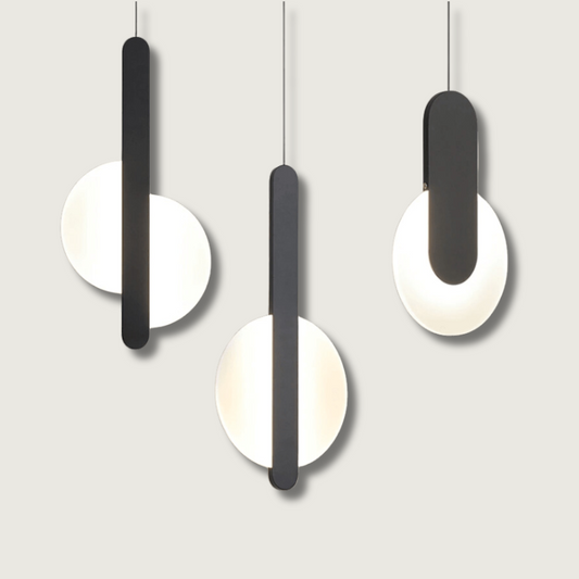 Luminaire LED Suspenu Chaleureux | Teinte de Lumière Variable et Design Raffiné - Foivo