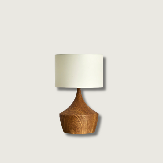 Lampe de Table Élégante en Lin | Design Raffiné et Éclairage Doux - Foivo