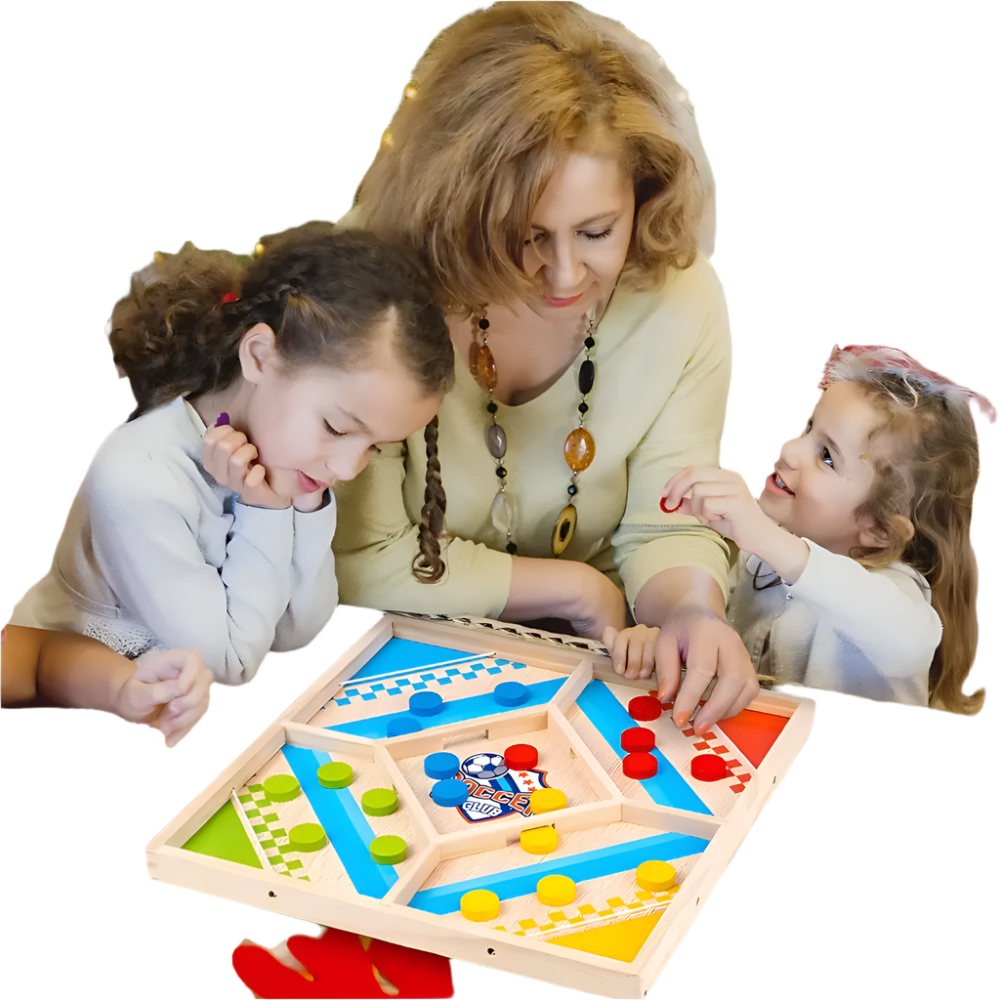 Jeux Éducatifs en Bois 2 en 1 pour Enfants - BlxckFR