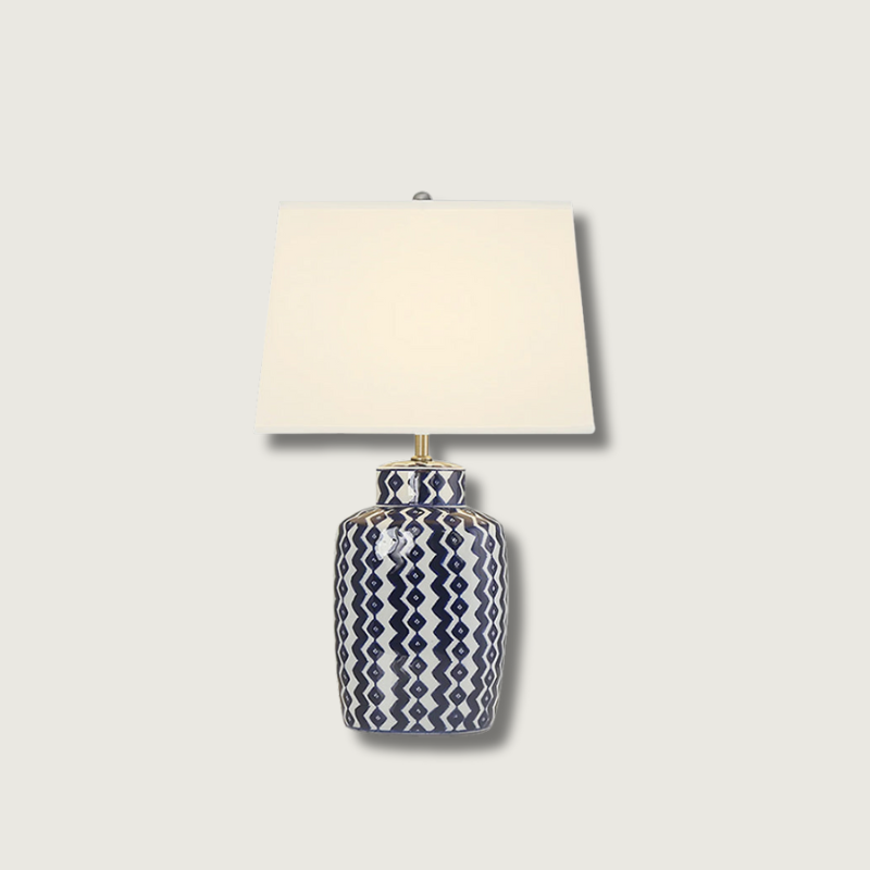 Lampe de Bureau Élégante en Céramique | Éclairage Doux et Raffiné - Foivo