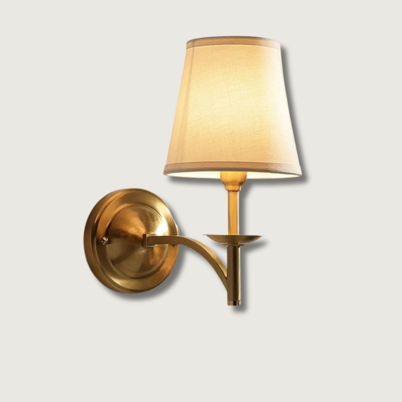Lampe Murale Cuivre Chic avec Éclairage Ambiant