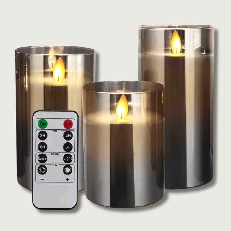 Bougies LED Réalistes et Sécurisées - Foivo