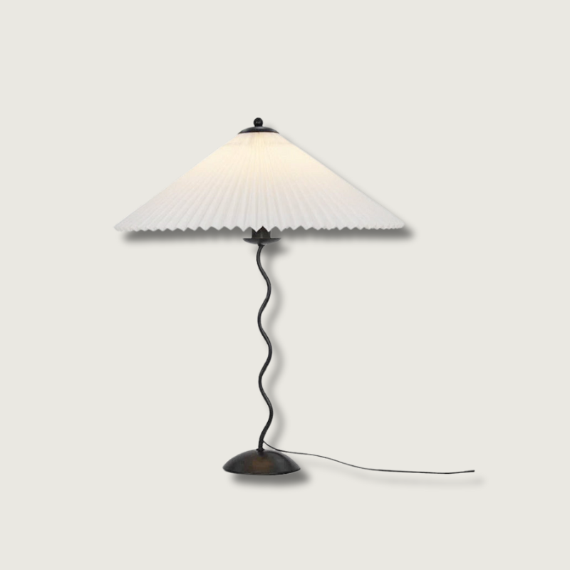 Lampe de Bureau Chic en Bois | Abat-jour Délicat et Raffiné - Foivo