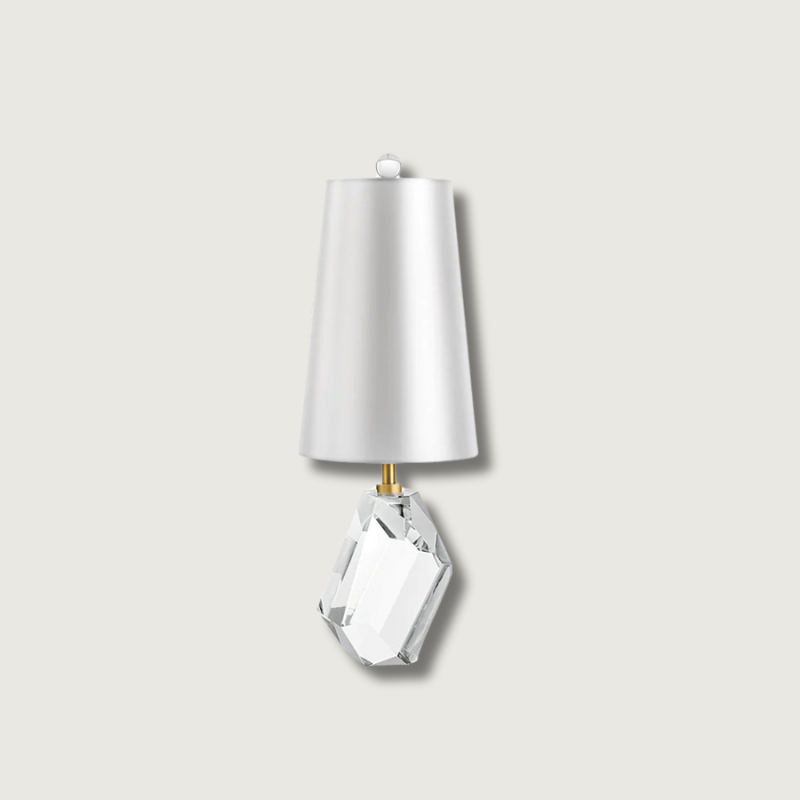 Lampe de Table Luxe en Verre Transparent - Foivo