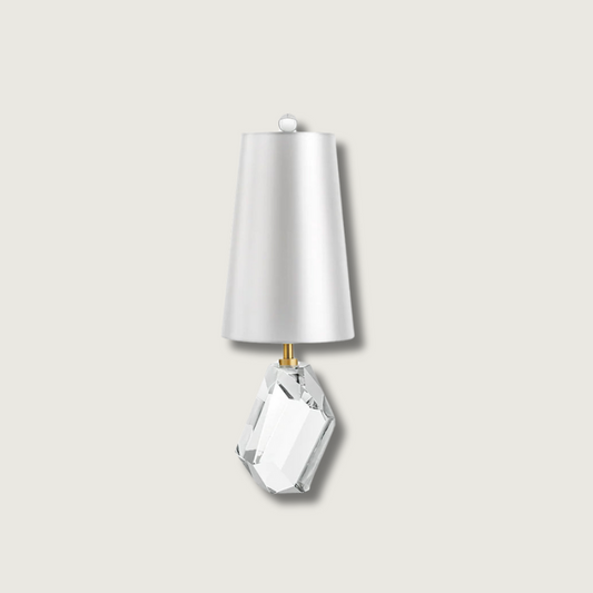 Lampe de Table Luxe en Verre Transparent - Foivo