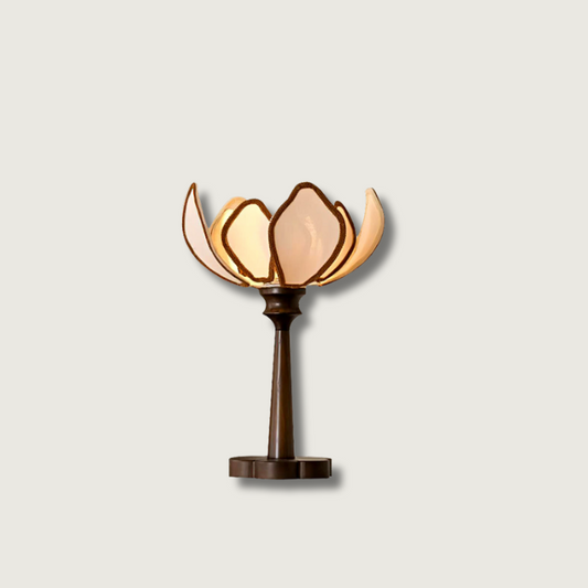 Lampe de Table Bio et Décor Florale - Foivo