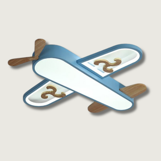 Lampe LED Enfant Avion Amusante et Colorée - Foivo