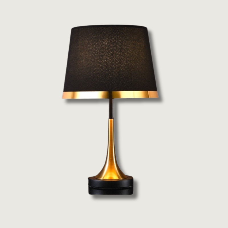 Lampe de Bureau Vintage Chic Doré - Foivo