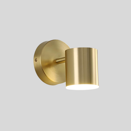 Lampe Murale LED Chic en Métal et Cuivre