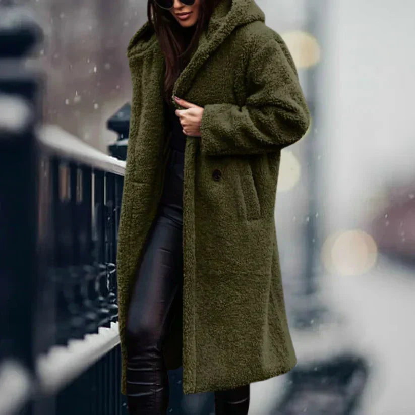 Manteau Long Douillet Élégant - Chaleur Extrême pour l'Hiver