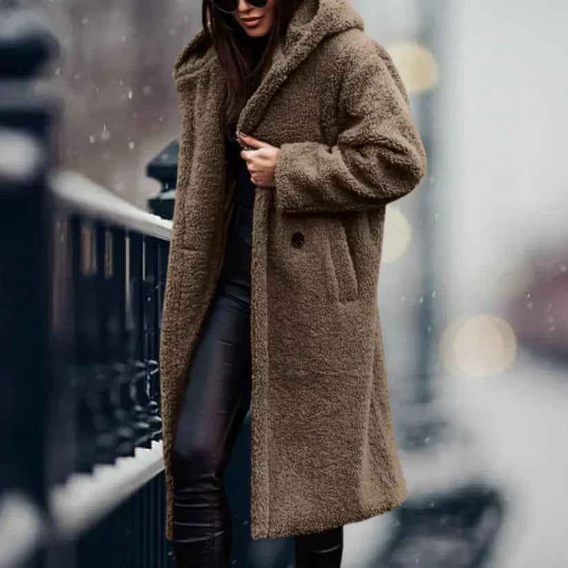 Manteau Long Douillet Élégant - Chaleur Extrême pour l'Hiver