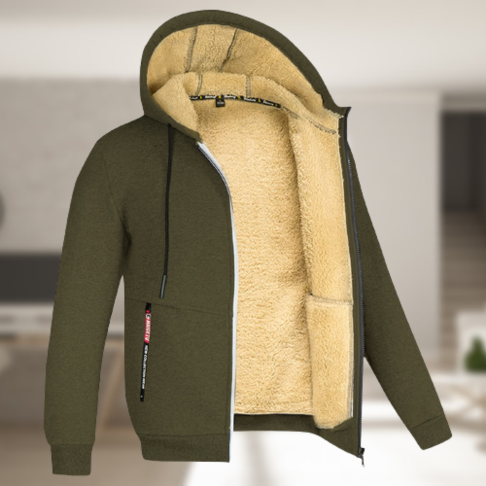 Veste à capuche tendance zippée homme