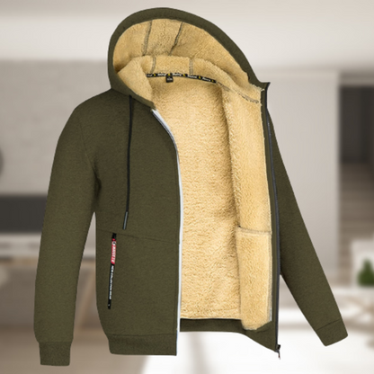 Veste à capuche tendance zippée homme