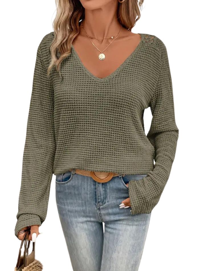 Susana | Pull Tricot Décontracté - BlxckFR