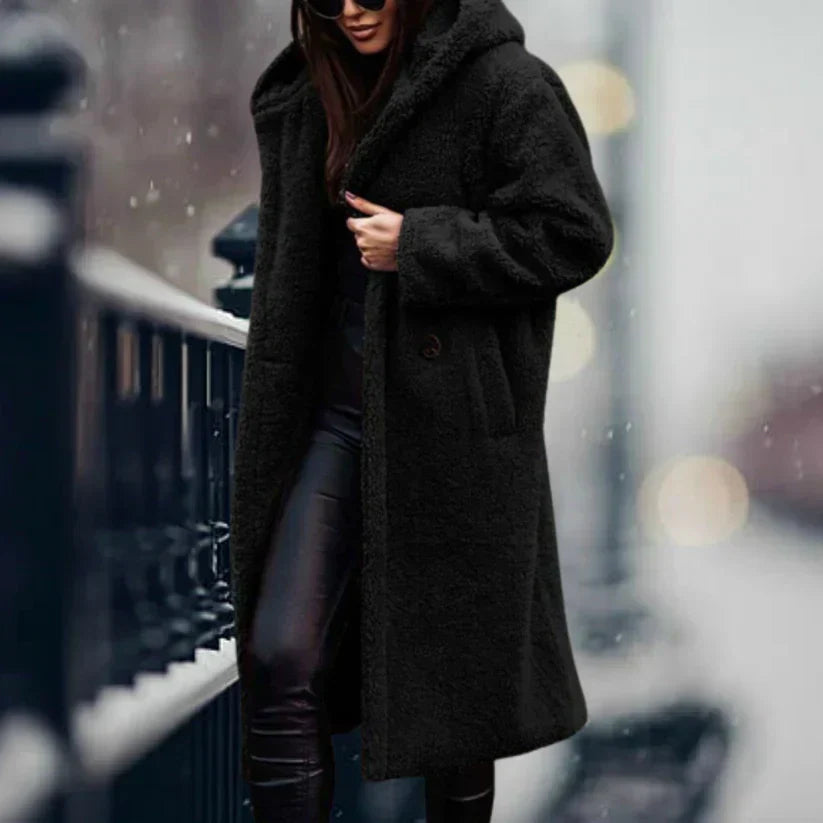 Manteau Long Douillet Élégant - Chaleur Extrême pour l'Hiver