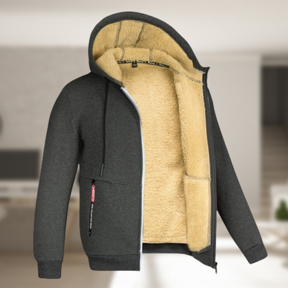 Veste à capuche tendance zippée homme - BlxckFR