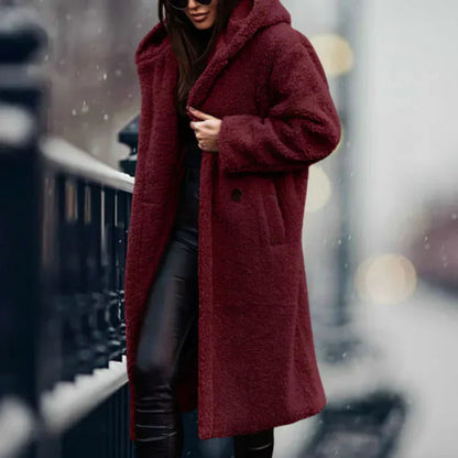 Manteau Long Douillet Élégant - Chaleur Extrême pour l'Hiver