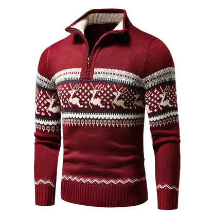 Veste Tricotée Douillette Homme Hiver