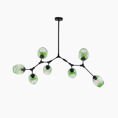 Luminaire Sputnik Élégant - Lustre Design en Verre et Acier