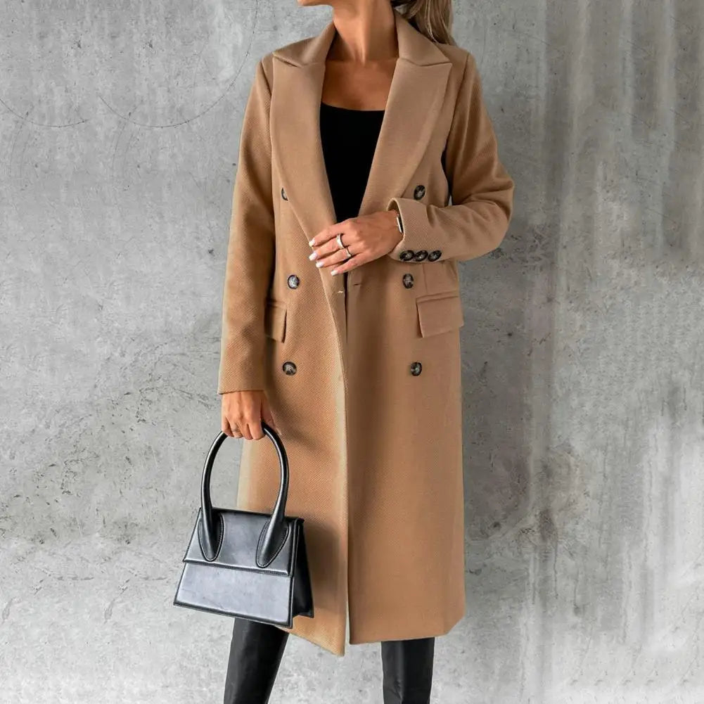 Manteau Femme Élégant Long Imperméable - Foivo