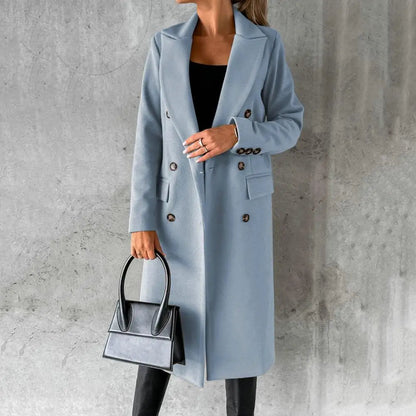 Manteau Femme Élégant Long Imperméable