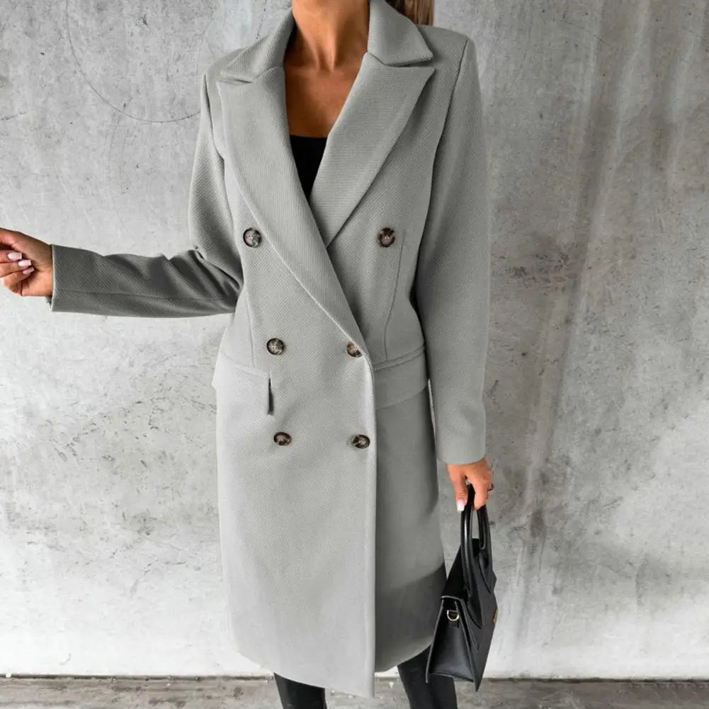 Manteau Femme Élégant Long Imperméable