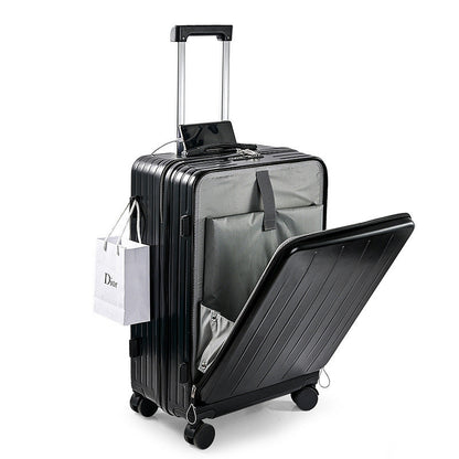 Valise Cabine Rigide Unisexe Multi-Compartiments avec Poignée Télescopique 2
