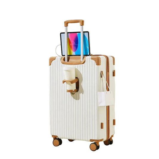 Valise Unisexe Rigide Multifonctions Roues Pivotantes - Foivo