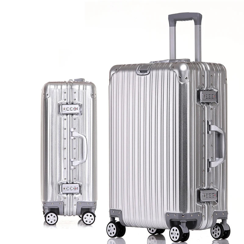 Valise Rigide Unisexe Aluminium Magnésium Format Voyage - Foivo