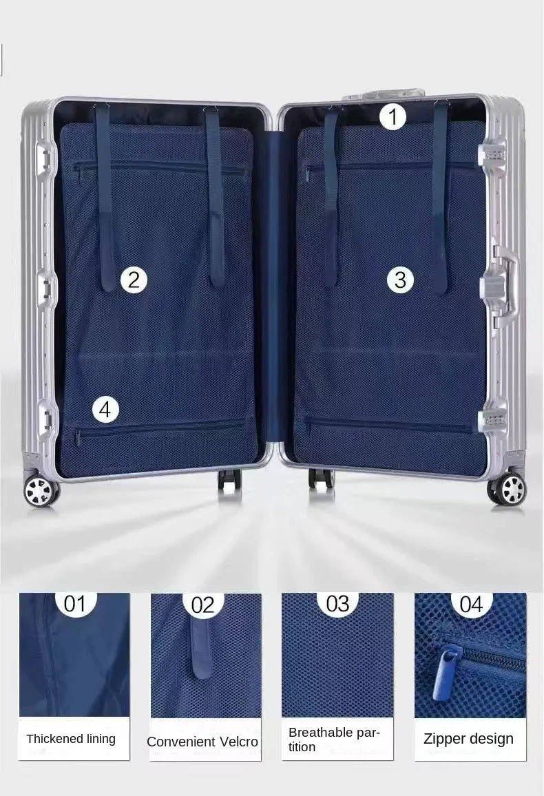 Valise Rigide en Aluminium-Magnésium pour Voyage 2